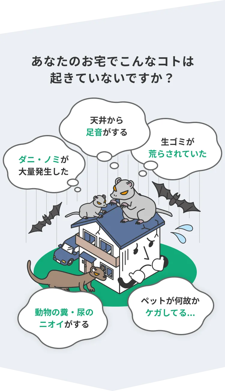 あなたのお宅でこんなコトは起きていないですか？